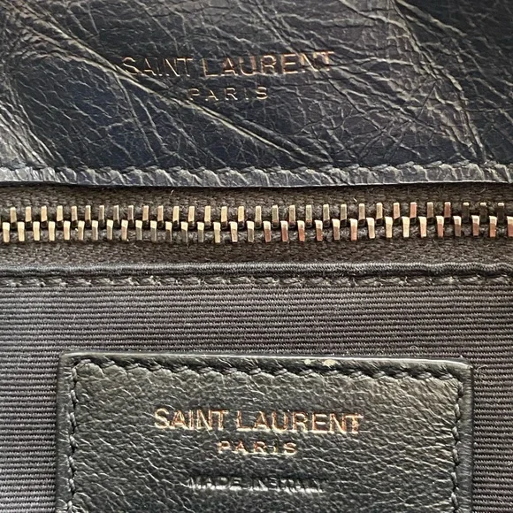 YSL Niki Medium Chain Bag- Navy - Picture 8 of 14